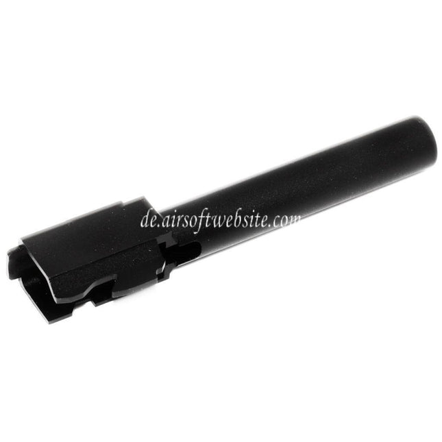 AIRSOFT WEBSITE 110mm/114mm CNC Äußerer Lauf Geeignet für ARMY ARMAMENT R17 DOUBLE BELL Tokyo Marui G17 Serie GBB Pistolen Schwarz