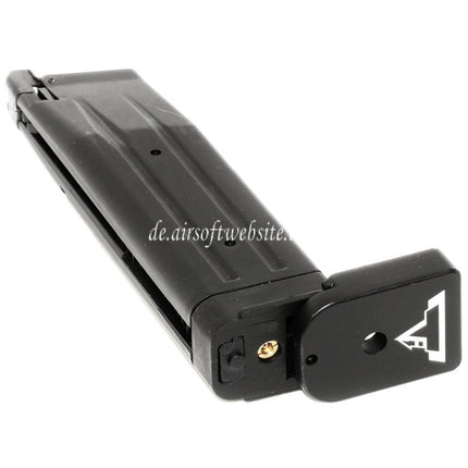ARMY ARMAMENT 30rd Gas Magazin R601 Geeignet für Hi-Capa Serie GBB Pistolen Airsoft Schwarz