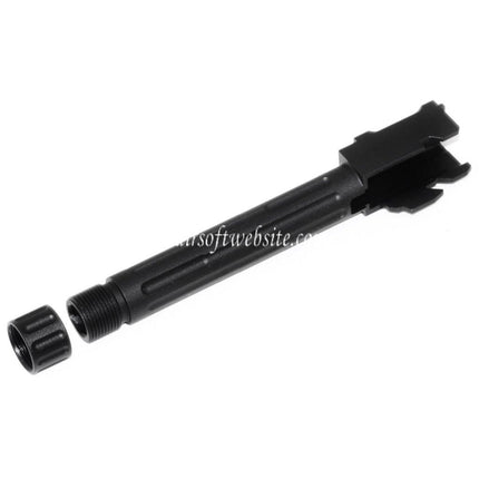 5KU 9INE Stil Gewinde Äußerer Lauf -14mm CCW gegen den Uhrzeigersinn Geeignet für Tokyo Marui G17 GBB Pistolen Airsoft