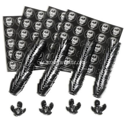 APS 100 Stück Watte und Siegelpapier Geeignet für APS CAM870 Schrotpatronen Schwarz