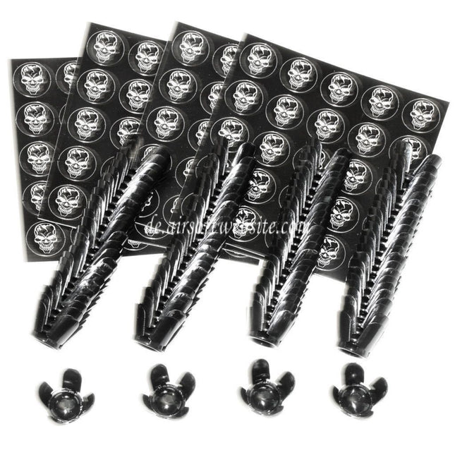 APS 100 Stück Watte und Siegelpapier Geeignet für APS CAM870 Schrotpatronen Schwarz