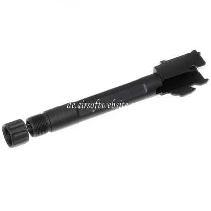 5KU FI 9mm Stil Gewinde Äußerer Lauf -14mm CCW gegen den Uhrzeigersinn Geeignet für Tokyo Marui G17 GBB Pistolen Airsoft