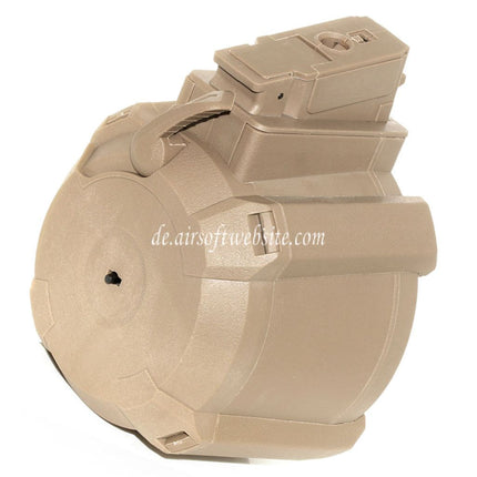 BATTLEAXE 1400rd Elektrisch Trommelmagazin Geeignet für AK Serie AEG Gewehre Airsoft