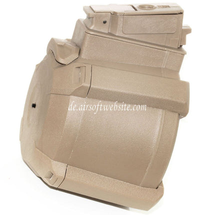 BATTLEAXE 1400rd Klangsteuerung Elektrisch Trommelmagazin Geeignet für AK Serie AEG Gewehre Airsoft