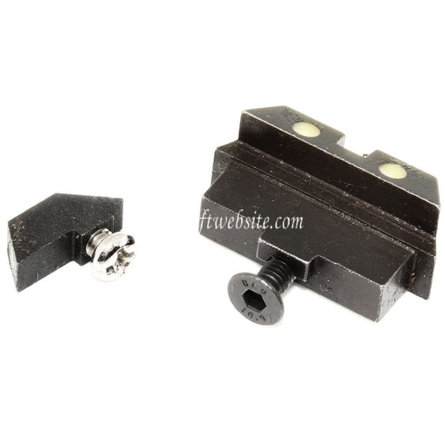 5KU Metall Vorne Hinten Nachtsichtgerät Geeignet für Tokyo Marui G17 Serie GBB Pistolen Airsoft Schwarz