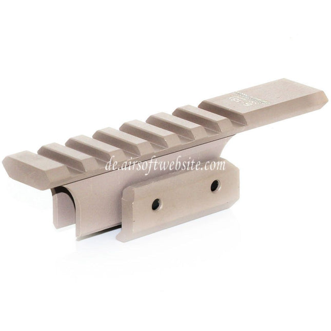 5KU B-18U Elongated Krink Klassische Oberschiene Geeignet für GHK LCT Tokyo Marui AKS74U Serie Gewehre Airsoft