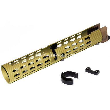 5KU VS-25 Röhrenförmig Keymod Handguard Geeignet für AK102 AK104 AK105 Serie AEG Gewehre Airsoft