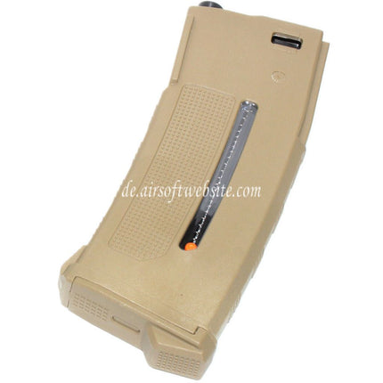 PTS 250rd EPM1 Mid-Cap Enhanced Polymer Magazin Geeignet für M4 M16 Serie AEG Gewehre Airsoft