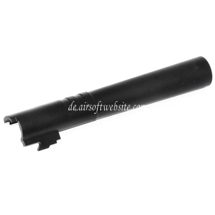 5KU 5 Zoll Edelstahl Äußerer Lauf +11mm CW im Uhrzeigersinn Geeignet für Tokyo Marui Hi-Capa 5.1 GBB Pistolen Airsoft