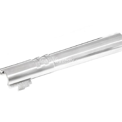 5KU 5 Zoll Edelstahl Äußerer Lauf +11mm CW im Uhrzeigersinn Geeignet für Tokyo Marui Hi-Capa 5.1 GBB Pistolen Airsoft