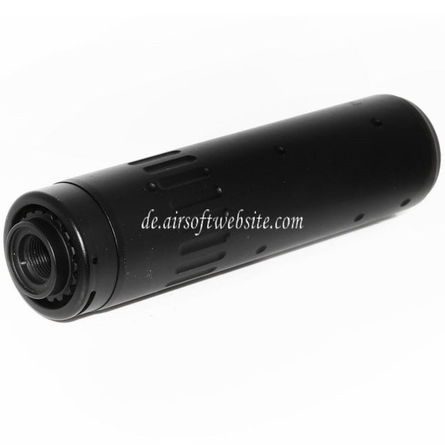 CYMA 150mm AAC SCAR-SD 5.56 QD Schalldämpfermit Mündungsfeuerdämpfer Geeignet für -14mm CCW Gegen den Uhrzeigersinn Lauf Gewehre Airsoft Schwarz