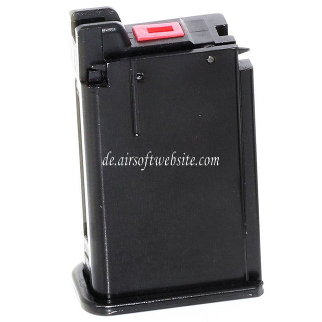 Armorer Works AW Gas Magazin (Langer/kurzer Typ) Geeignet für AW Broomhandle BH WE M712 GBB Pistolen Airsoft Schwarz