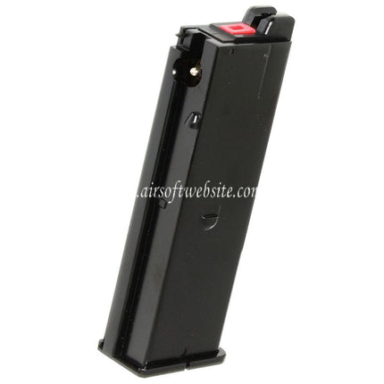 Armorer Works AW Gas Magazin (Langer/kurzer Typ) Geeignet für AW Broomhandle BH WE M712 GBB Pistolen Airsoft Schwarz
