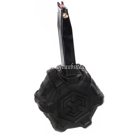 Armorer Works AW Custom 350rd Gas Adaptive Trommelmagazin Geeignet für Hi-Capa GBB Pistolen Airsoft