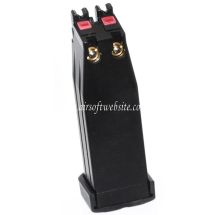 Armorer Works AW 60rd Doppel Lauf Gas Magazin Geeignet für AW HX Serie Doppel Lauf Hi-Capa GBB Pistolen Airsoft Schwarz