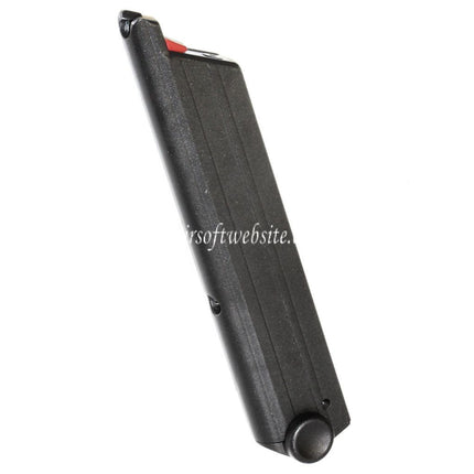 Armorer Works AW 15rd Gas Magazin Geeignet für AW A180 Blaster WE Luger P08 GBB Pistolen Airsoft Schwarz