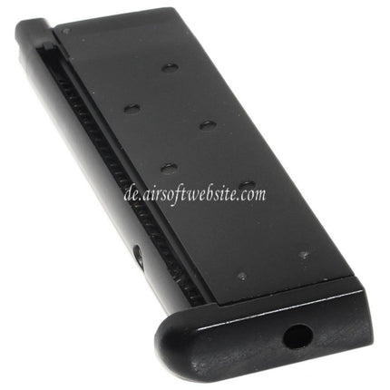 Armorer Works AW 16rd Tactical Gas Magazin Geeignet für EMG SAI Red / AW NE Serie / WE Einzelstapel 1911 Serie GBB Pistolen Airsoft Schwarz