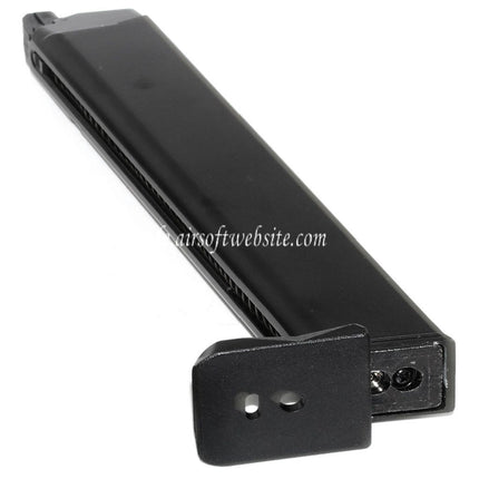 Armorer Works AW 50rd Gas Magazin Langer Typ Geeignet für G17 G18C G34 G35 G-Serie GBB Pistolen Airsoft Schwarz