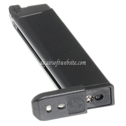 Armorer Works AW 27rd MOS Gas Magazin Geeignet für Optic Ready Schlitten Version EMG SAI BLU WE Galaxy AW VX7 VX9 G17 G19 Serie GBB Pistolen Airsoft Schwarz