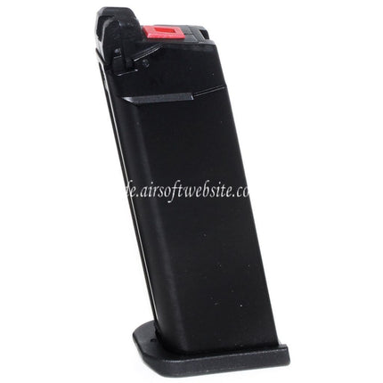 Armorer Works AW 23rd MOS Gas Magazin Geeignet für Standard Schlitten Version EMG SAI BLU COMPACT WE AW VX9 G19 Serie GBB Pistolen Airsoft Schwarz