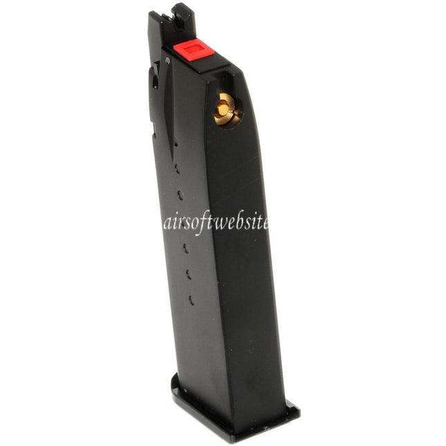 EMG Lizenziert Hudson 25rd Co2 Magazin Geeignet für EMG Hudson H9 Serie GBB Pistolen Airsoft Schwarz