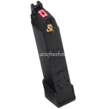 EMG Lizenziert SAI BLU COMPACT 25rd Co2 Magazin Geeignet für G19 G23 G26 Serie GBB Pistolen Airsoft Schwarz