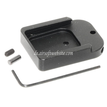 EMG TTI COMBAT MASTER Magazin Grundplatte Abdeckung Geeignet für EMG SAI STI TTI / ARMY / AW / WE / Tokyo Marui Hi-Capa GBB Gas Pistolen Magazin Schwarz