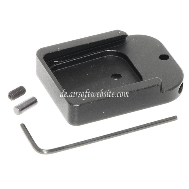 EMG TTI COMBAT MASTER Magazin Grundplatte Abdeckung Geeignet für EMG SAI STI TTI / ARMY / AW / WE / Tokyo Marui Hi-Capa GBB Gas Pistolen Magazin Schwarz