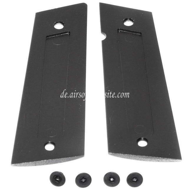 EMG Lizenziert SAI RED Griffabdeckung mit Logo Geeignet fur EMG SAI RED DS Double Stack 1911 Serie GBB Pistolen Airsoft Schwarz