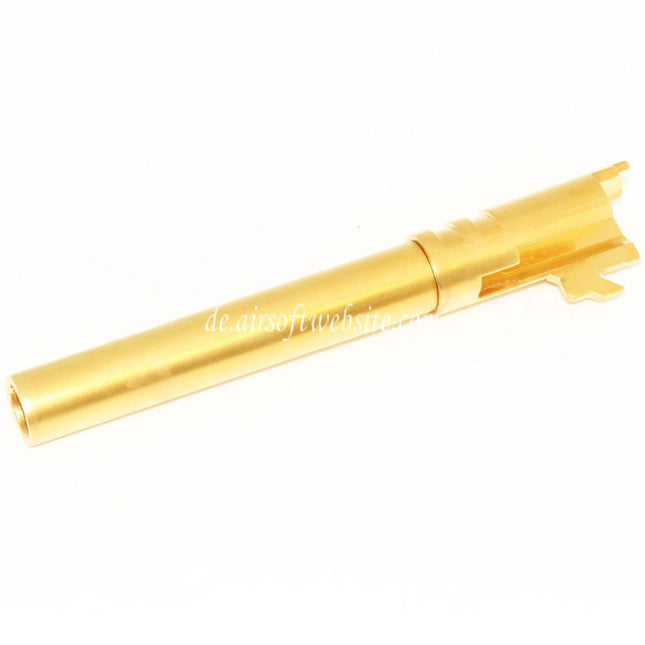 EMG Lizenziert STI DVC 3-GUN 134mm/138mm Äußerer Lauf Geeignet für EMG DVC 3-GUN / AW / WE / Tokyo Marui Hi-Capa 5.4 Variants GBB Pistolen Airsoft Gold