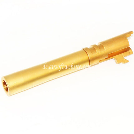 EMG Lizenziert SAI 2011 DS 123mm/127mm Äußerer Lauf Geeignet für EMG SAI 2011 DS 5.1 Hi-Capa GBB Pistolen Airsoft Gold