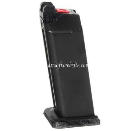 EMG Lizenziert SAI BLU COMPACT 23rd Gas Magazin Geeignet für G19 G23 G26 Serie GBB Pistolen Airsoft Schwarz