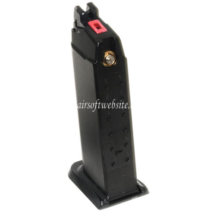EMG Lizenziert SAI BLU COMPACT 23rd Gas Magazin Geeignet für G19 G23 G26 Serie GBB Pistolen Airsoft Schwarz