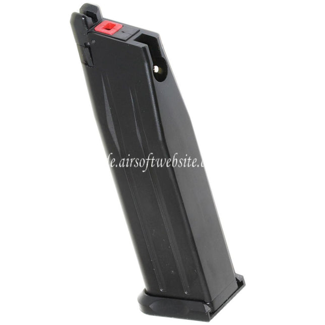 EMG SAI RED-H 30rd Gas Magazin Geeignet für Hi-Capa Serie GBB Pistolen Airsoft Schwarz