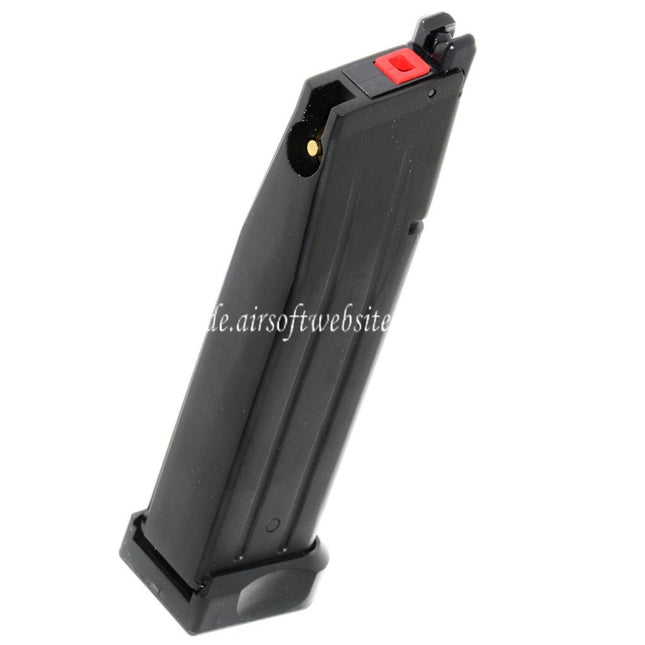 EMG STI 2011 DVC3 30rd Co2 Magazin Geeignet für Hi-Capa Serie GBB Pistolen Airsoft Schwarz