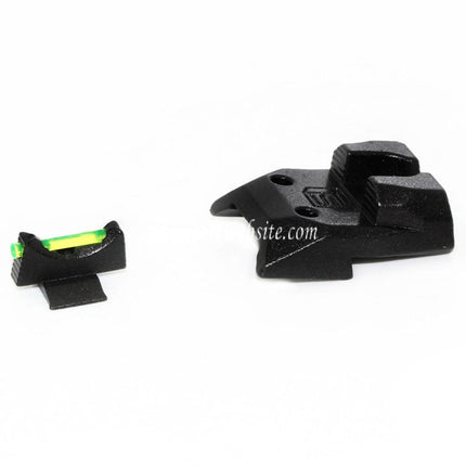 EMG SAI DS Fiberglasvisier Korn Kimme Geeignet für EMG SAI DS AW WE Tokyo Marui Hi-Capa Serie GBB Pistolen Airsoft