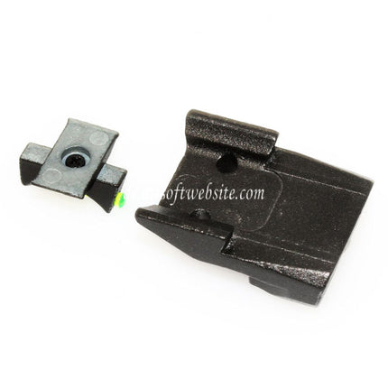 EMG SAI DS Fiberglasvisier Korn Kimme Geeignet für EMG SAI DS AW WE Tokyo Marui Hi-Capa Serie GBB Pistolen Airsoft