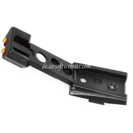 Armorer Works AW HX Einstellbar Fiberglasvisier Kimme Geeignet für AW WE Tokyo Marui Hi-Capa Serie GBB Pistolen Airsoft