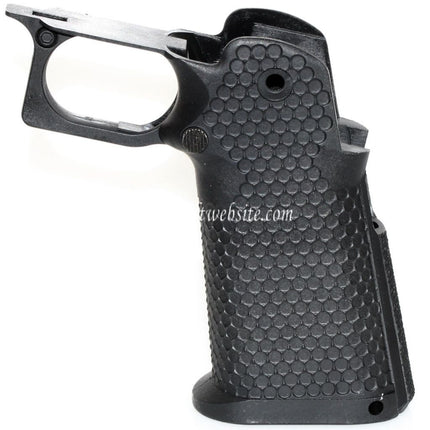 Armorer Works AW HX #2 Sechseckiger Pistolengriff Geeignet für EMG AW WE Tokyo Marui Hi-Capa Serie GBB Pistols Airsoft Schwarz