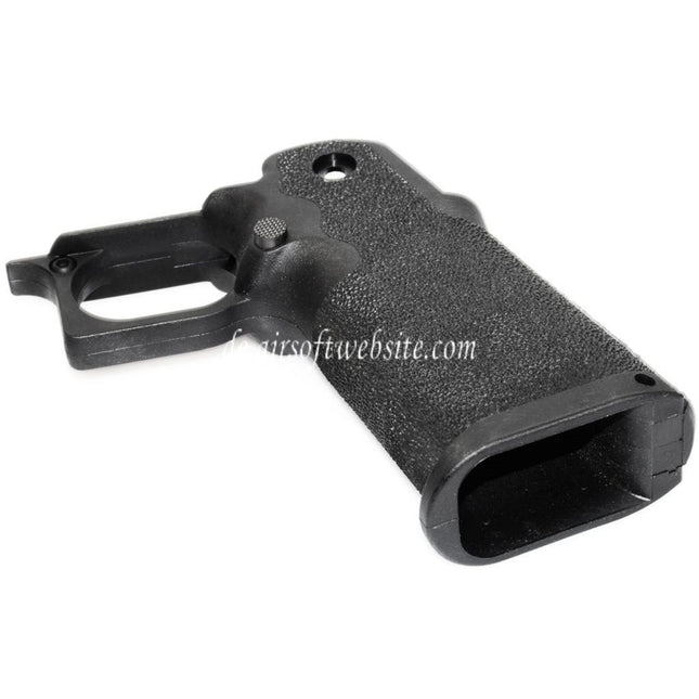 Armorer Works AW HX #1 Gepunkteter Pistolengriff Geeignet für EMG AW WE Tokyo Marui Hi-Capa Serie GBB Pistols Airsoft Schwarz