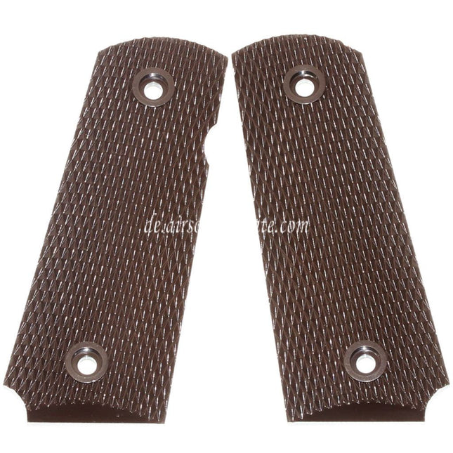 Armorer Works AW Griffabdeckung Geeignet fur AW NE10 Serie Short 1911 GBB Pistolen Airsoft Braun