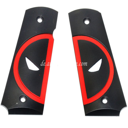 Armorer Works AW Griffabdeckung Geeignet fur DOUBLE BELL ARMY AW WE KJ Tokyo Marui M1911 M.E.U Serie 70 M45A1 WARRIOR GBB Pistolen Airsoft Red Merc