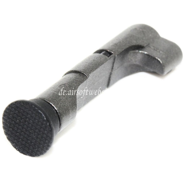 Armorer Works AW Wettbewerb Magazinentriegelung Erweiterte Schaltfläche Geeignet für EMG KJW AW WE Tokyo Marui Hi-Capa GBB Pistolen Airsoft Schwarz