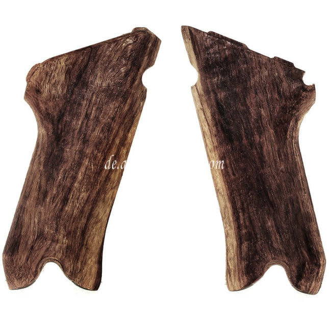 WE (WE-TECH) Real Wood Grip Cover Geeignet für Armorer Works AW WE Luger P08 Serie GBB Pistols Airsoft Brown