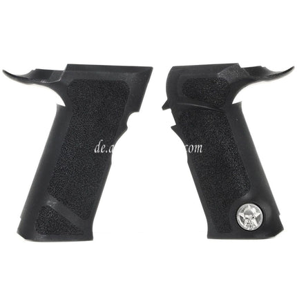WE (WE-TECH) Plastik Griffabdeckung Geeignet für WE P226 P-Virus Serie GBB Pistolen Airsoft Schwarz
