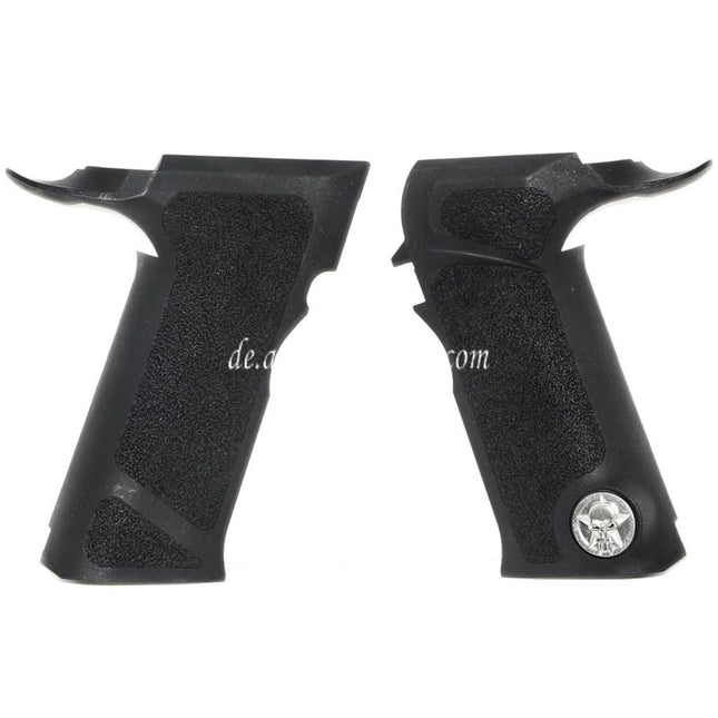 WE (WE-TECH) Plastik Griffabdeckung Geeignet für WE P226 P-Virus Serie GBB Pistolen Airsoft Schwarz