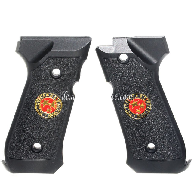 WE (WE-TECH) Polymer BIO Griffabdeckung Geeignet für KJ Tokyo Marui WE M9 M92 M92F Serie GBB Pistolen Airsoft Schwarz