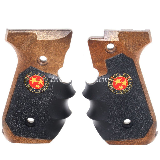 WE (WE-TECH) BIO Samurai Edge V2 Griffabdeckung Geeignet für KJ Tokyo Marui WE M9 M92 M92F Serie GBB Pistolen Airsoft Schwarz/Braun