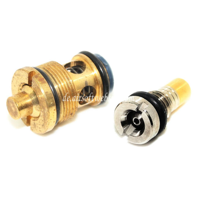 WE (WE-TECH) 2 Stück Einlass Ausgangs Ventil Geeignet für Armorer Works AW WE G17 Co2 Serie GBB Pistole Airsoft Magazin