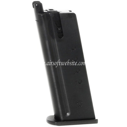 WE (WE-TECH) 27rd Gas Magazin Geeignet für WE CYBERGUN Thompson Desert Eagle L6 Version .50AE Serie GBB Pistolen Airsoft Schwarz